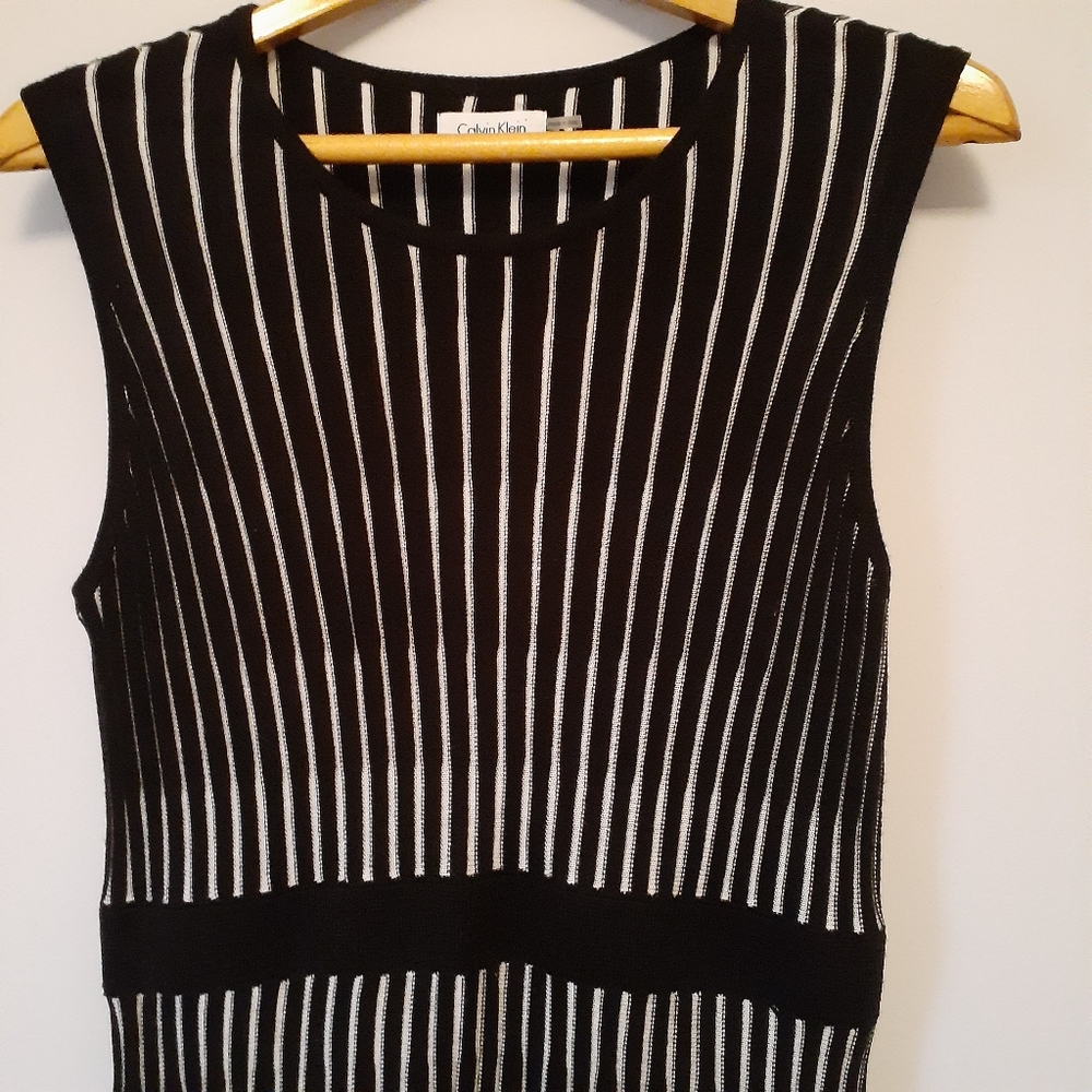Striped Calvin Klein dress Size M - Picture 3 of 6